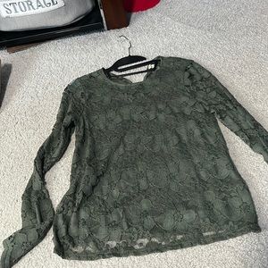Hollister Long Sleeve Floral Shirt